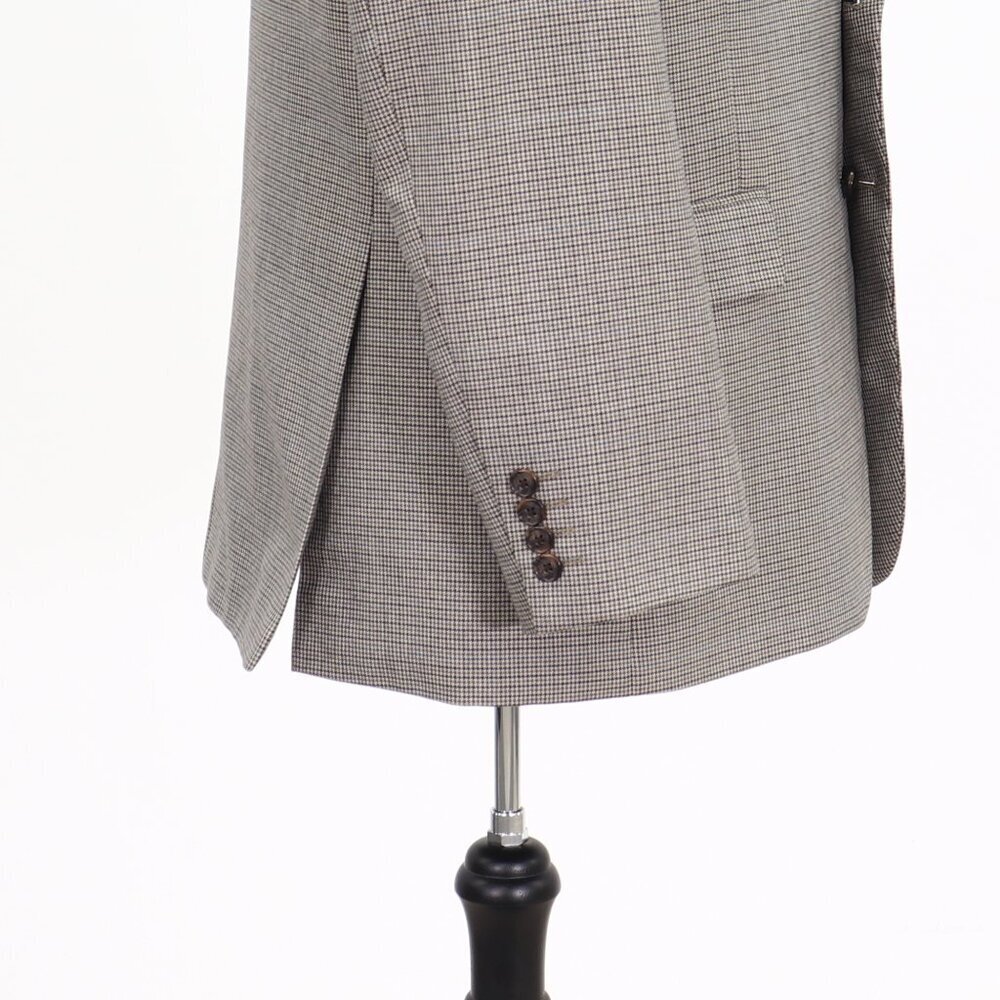 Stafford 42R Beige HT 2-Button Sport Coat Blazer Jacket P415 - Picture 8 of 11